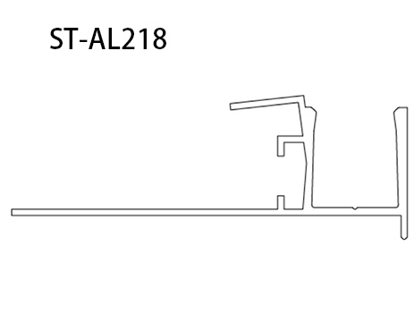 ceiling extrusion section